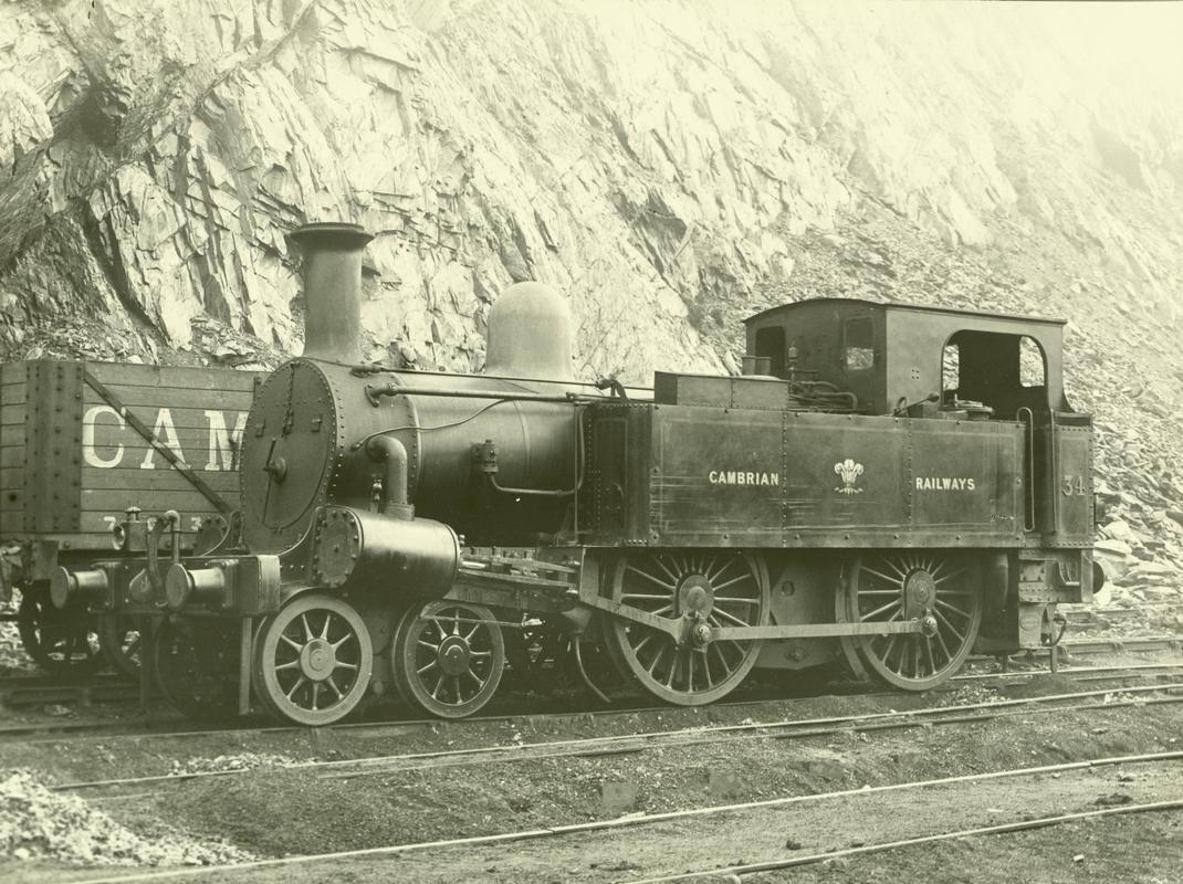 Cambrian Railway 4-4-0T locomotive No.34