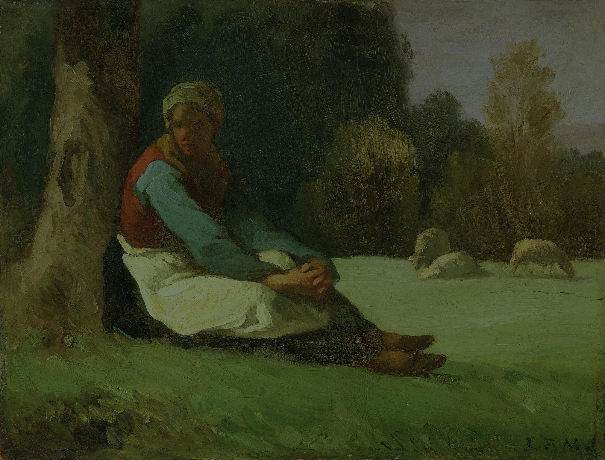 The Seated Shepherdess