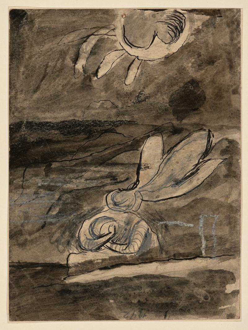 Study for illustration to poems by David Gascoyne