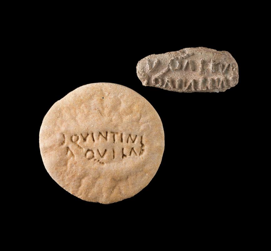 Roman lead bread stamp