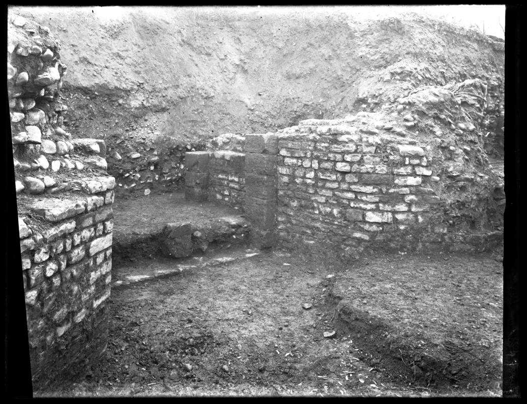 Excavation at Cardiff Castle, c.1900s