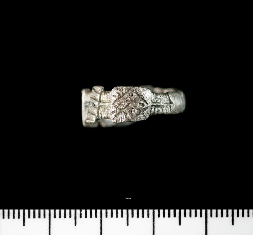 Medieval silver ring