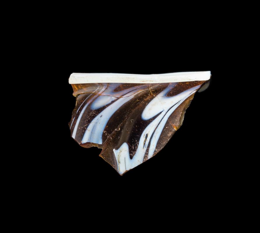 Roman glass flask - fragment