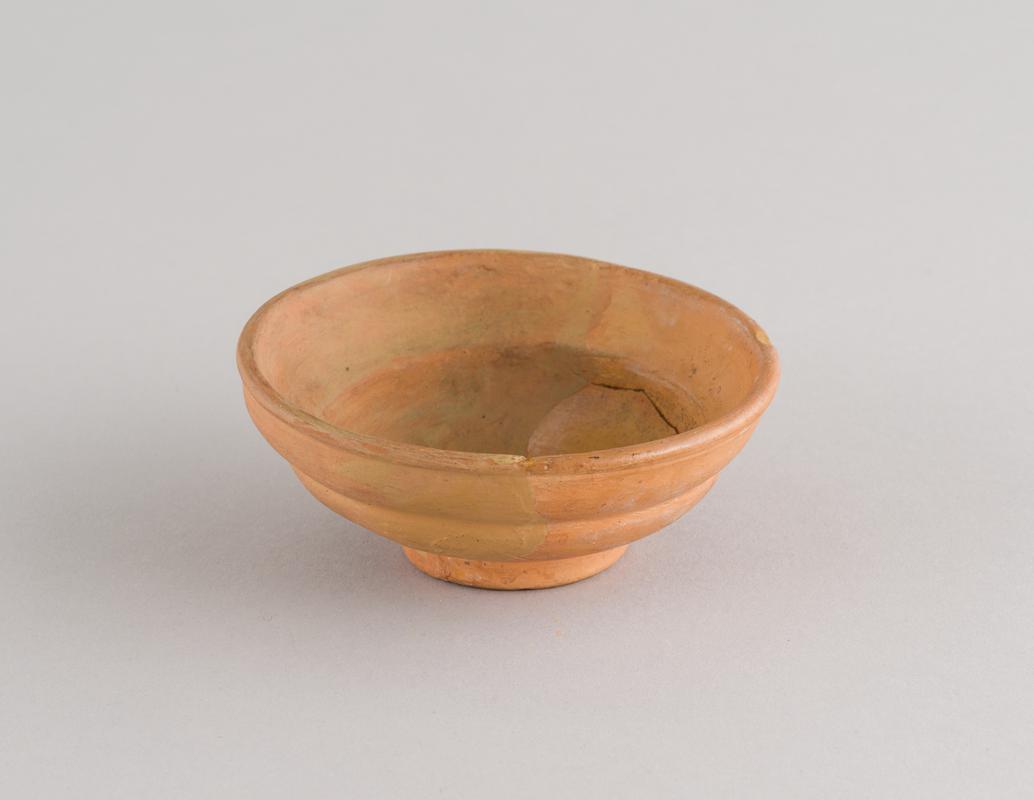 Roman pottery cup, imitating samian