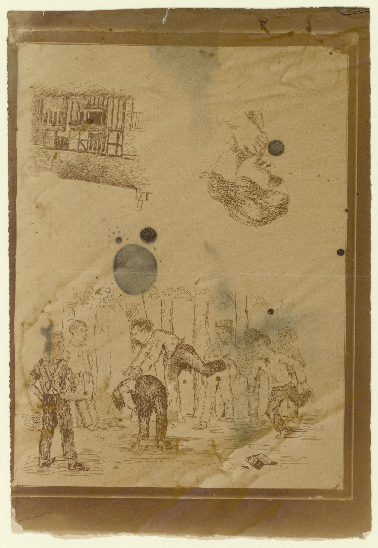 Page of a drawing book, photograph
