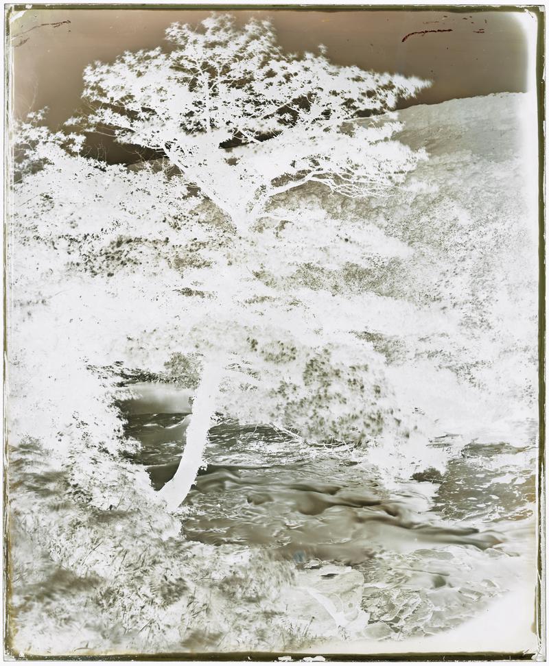 River Dulais, glass negative