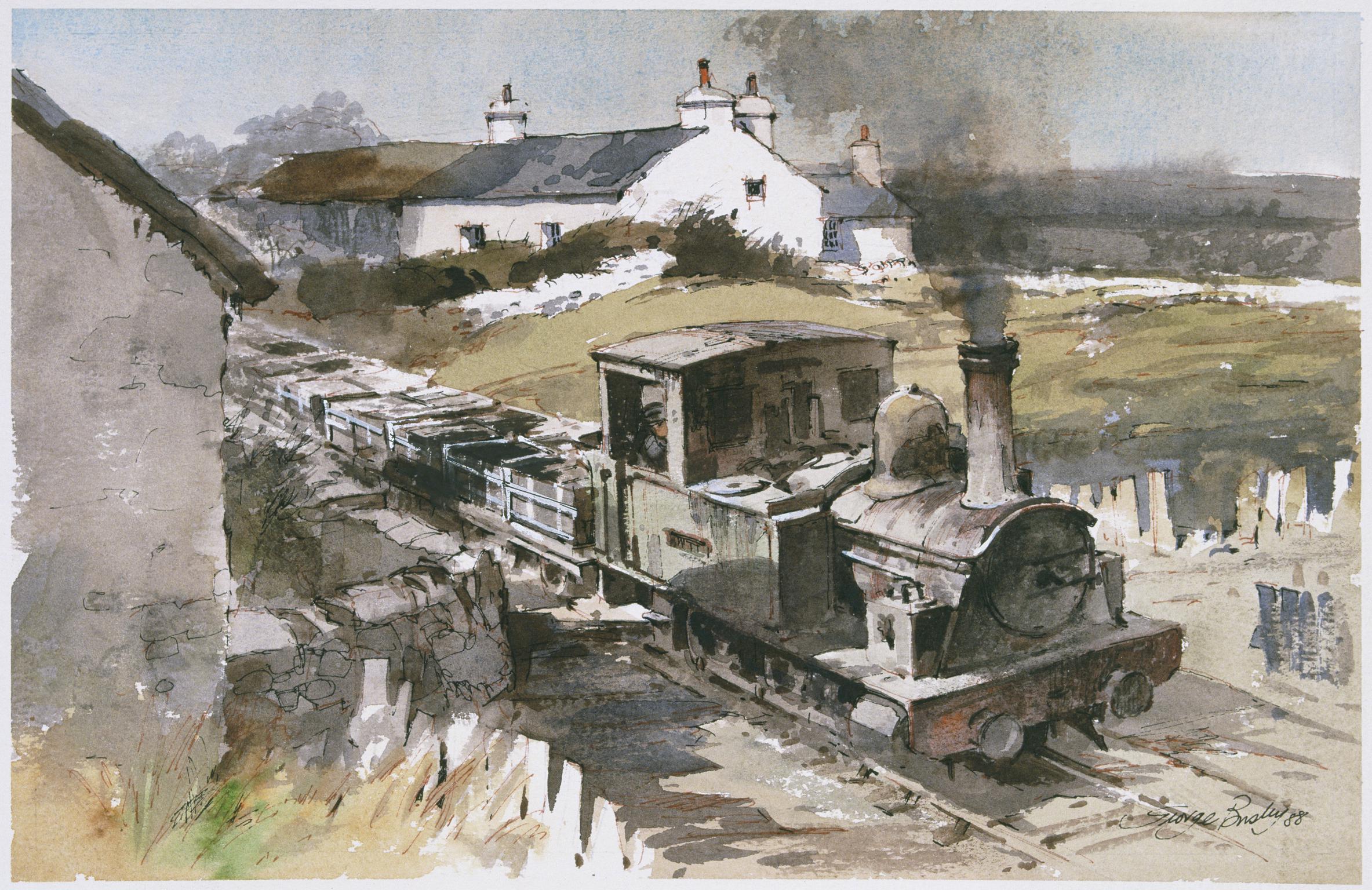 Dinorwic Slate Train (painting)