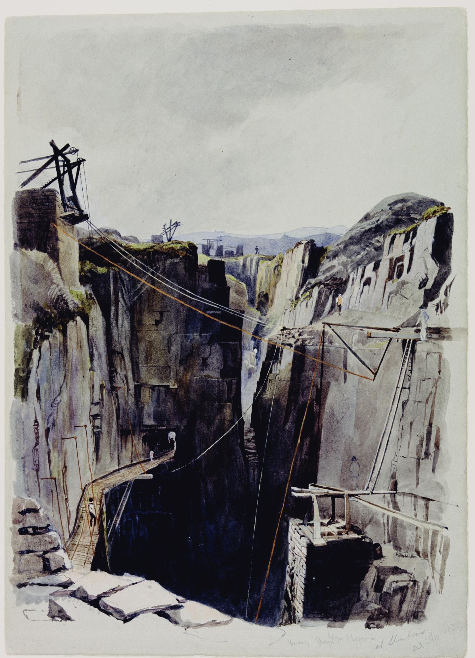 Glyn Rhonwy Quarry, 1834 (painting)