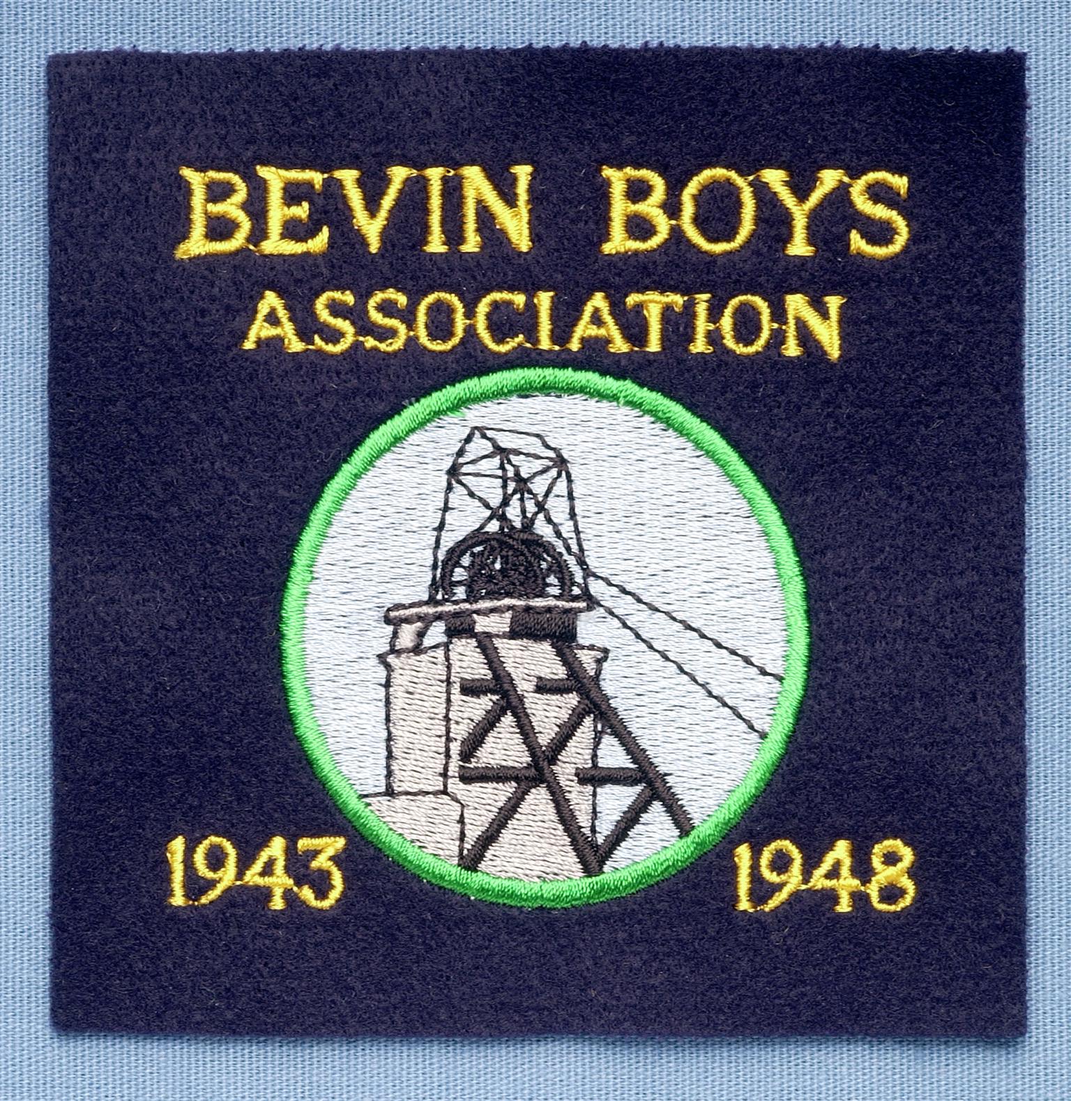 Bevin Boys Association 1943-1948, blazer badge