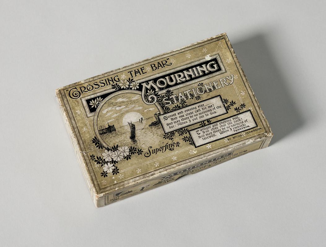 Mourning stationery, box of