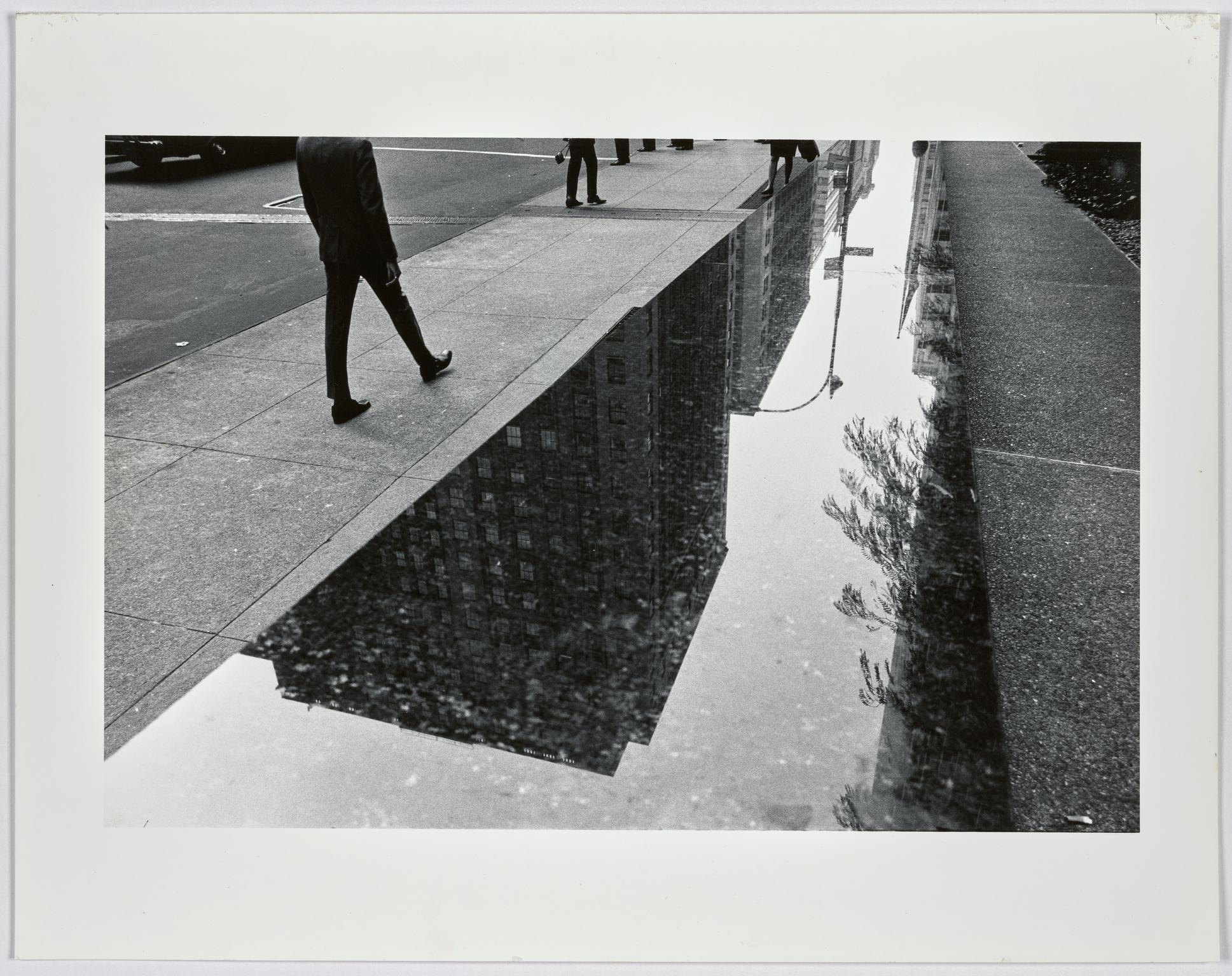 Reflection in marble, Park Avenue, New York