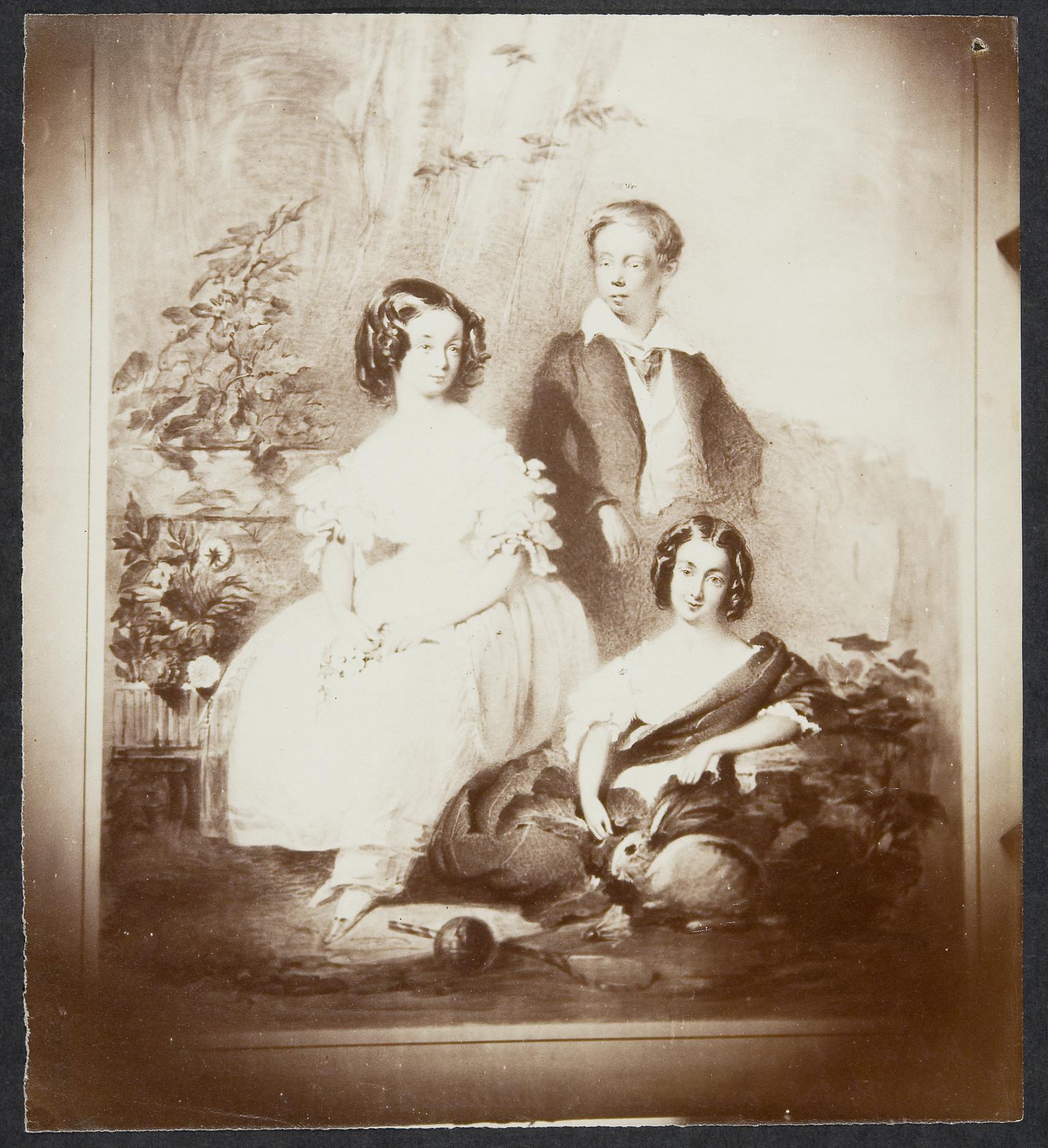 William Beach and sisters, photograph