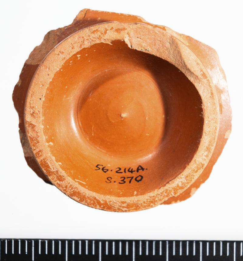 Roman samian bowl, stamped