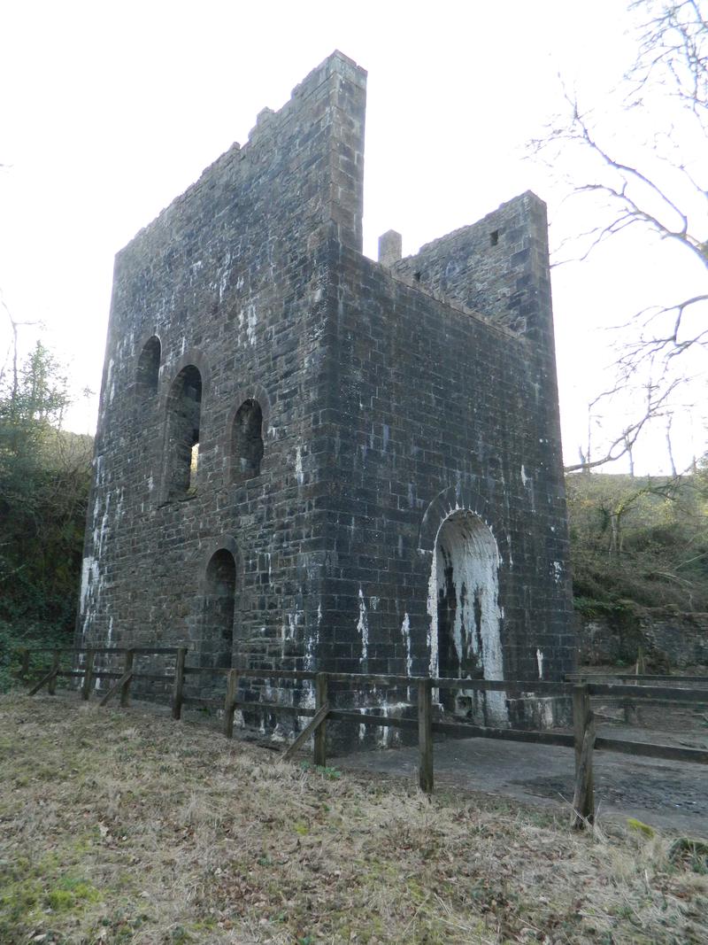 Grove Colliery, Stepaside: pumping engine house viewed from north east.