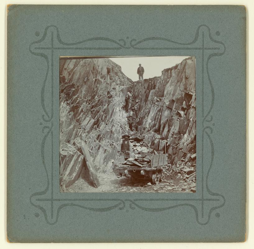 Gilfach slate quarry, photograph