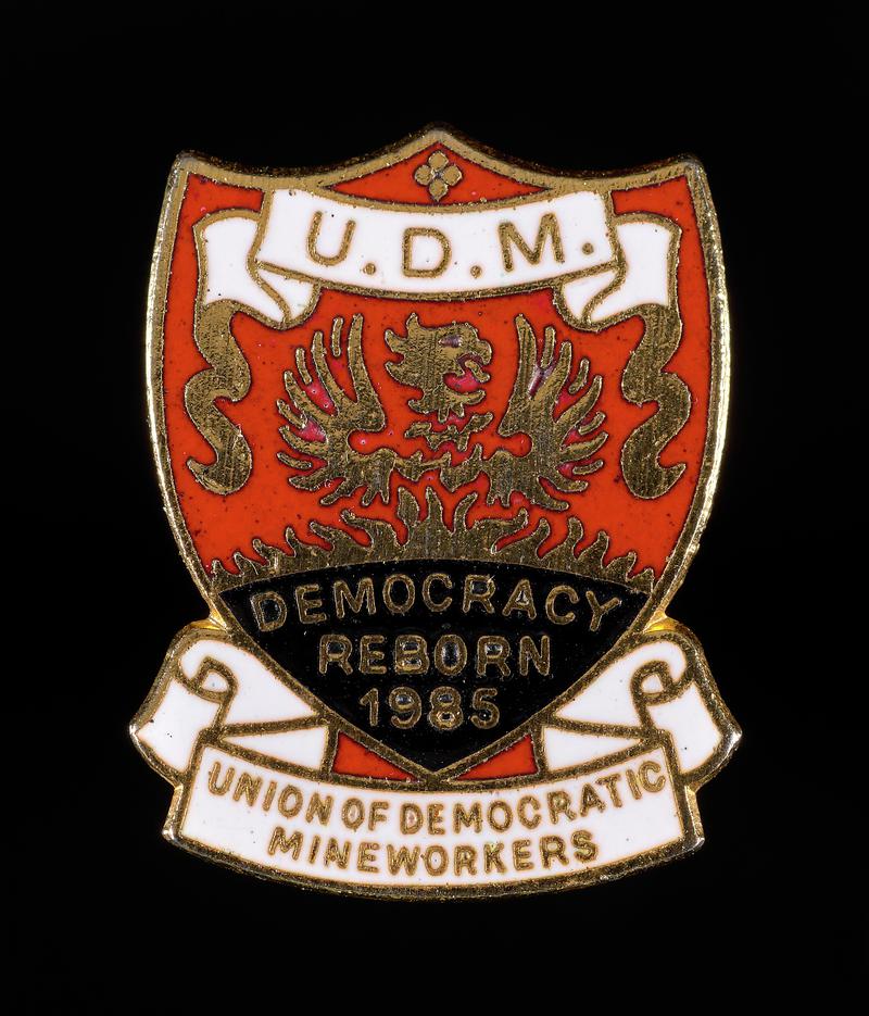 Lapel Badge, Union of Democratic Miners (UDM)