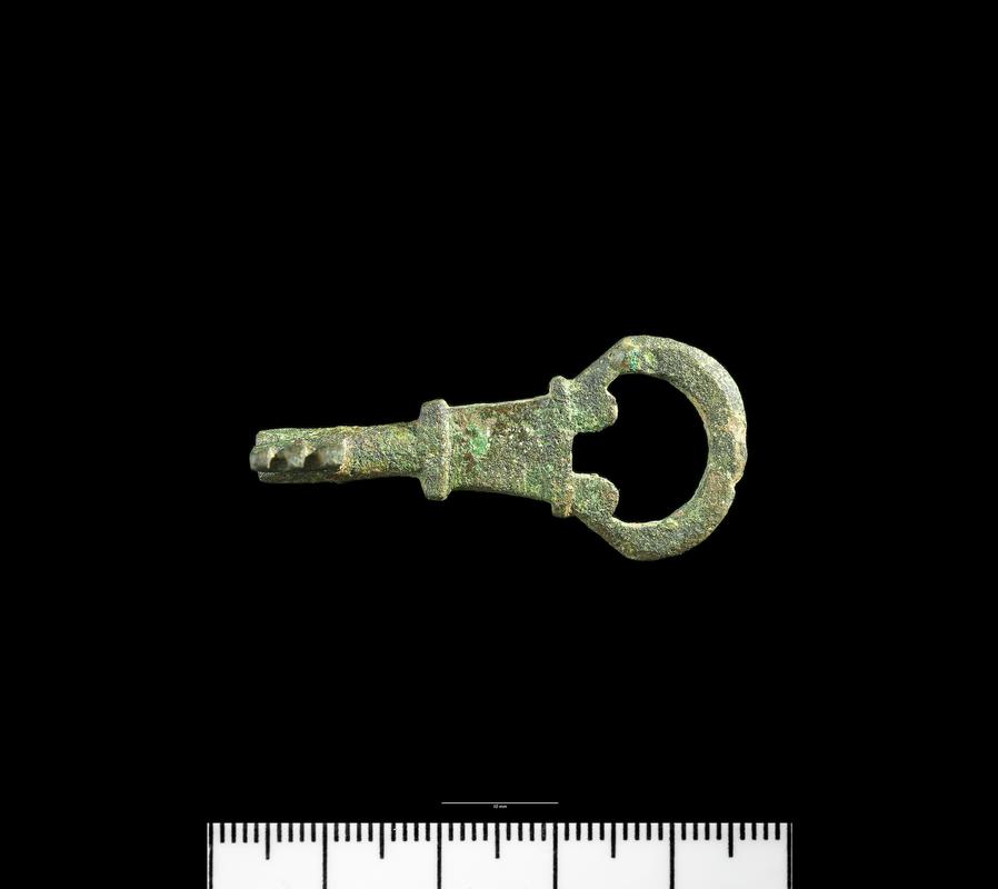 Roman copper alloy rotary lock key