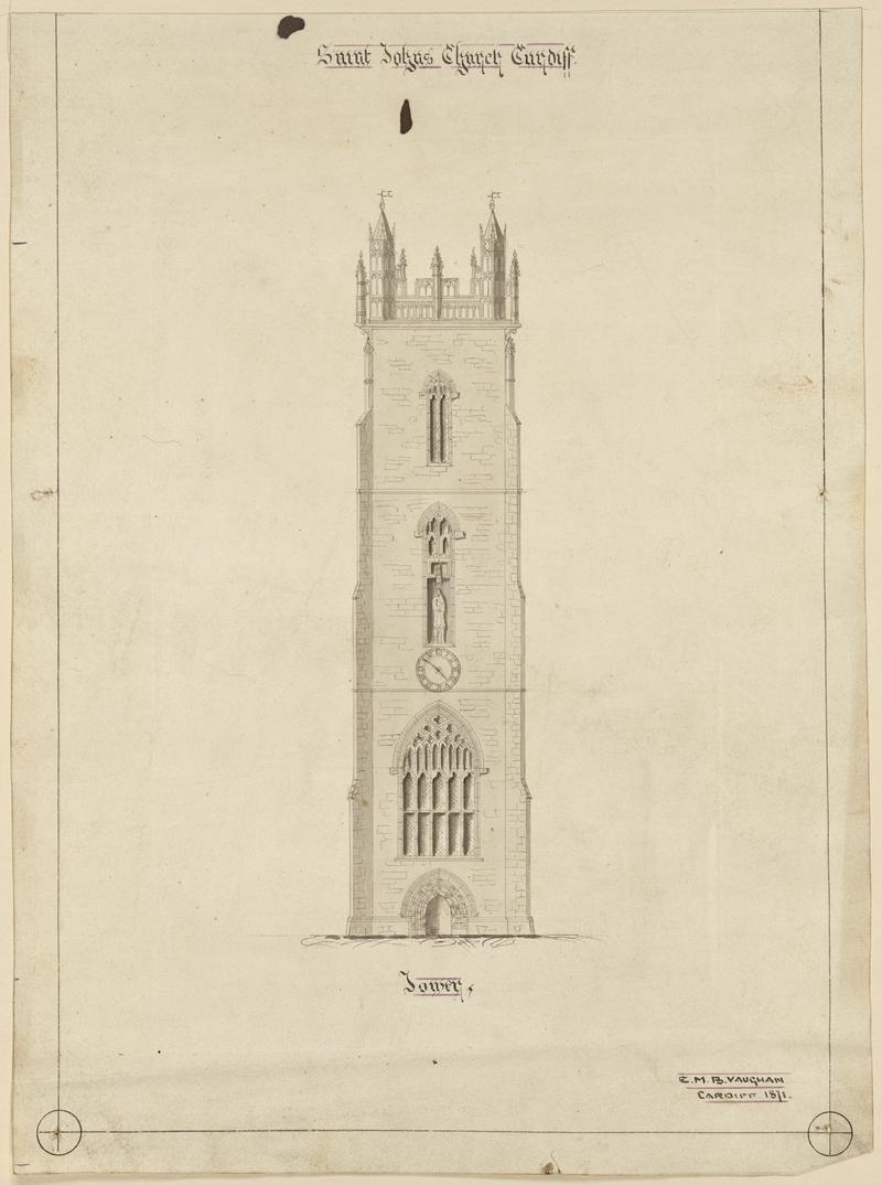 Tower of St John&#039;s Church, Cardiff