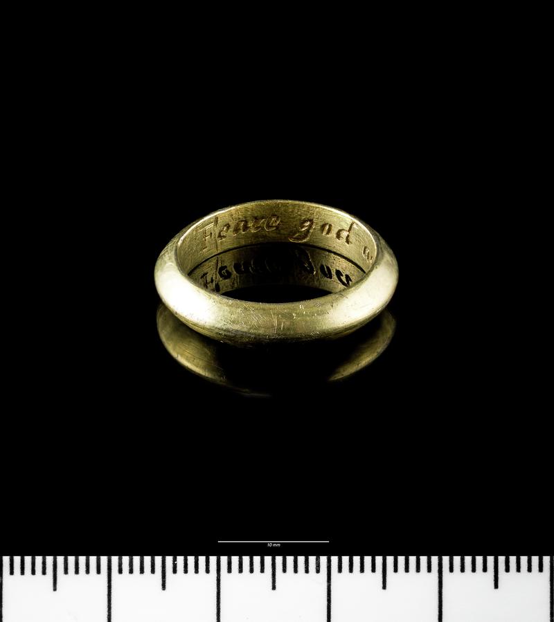 Post medieval gold silver ring