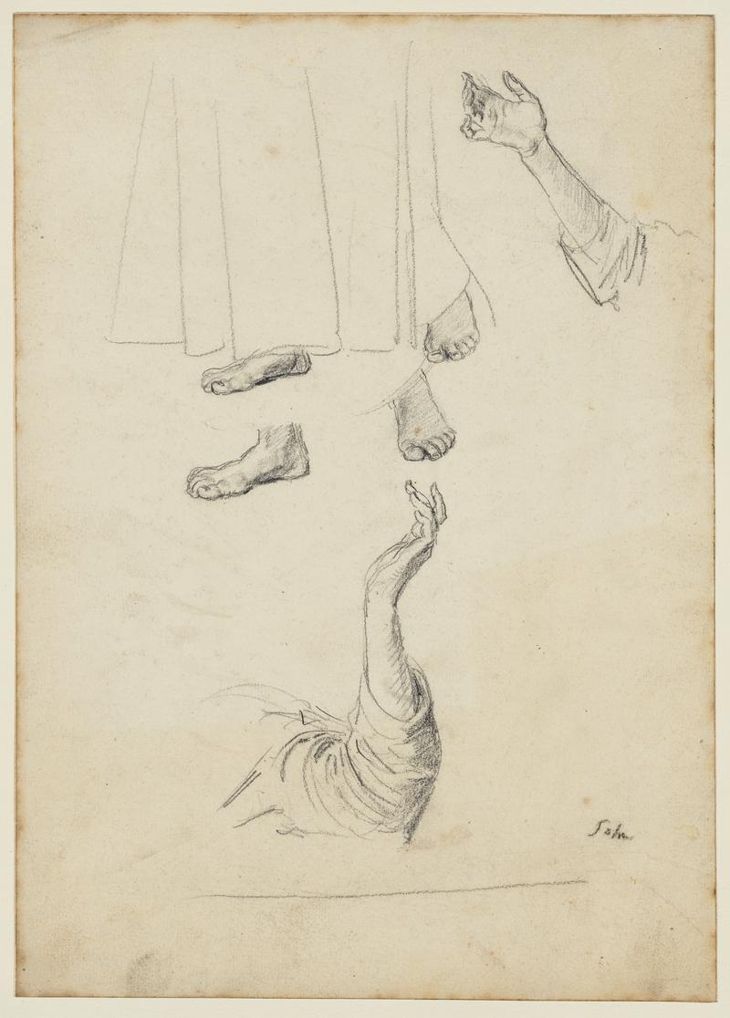 Study for Feet and Hands