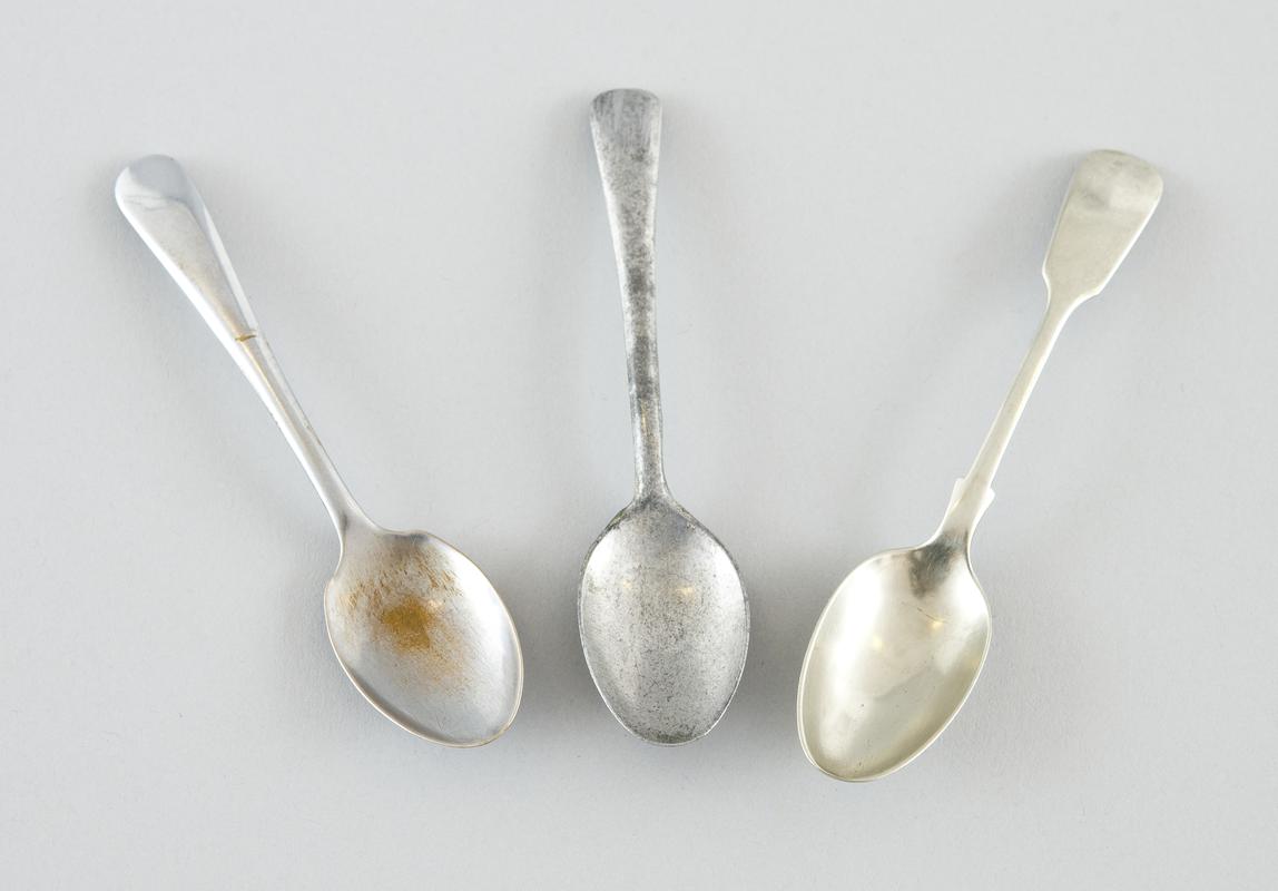 Three teaspoons