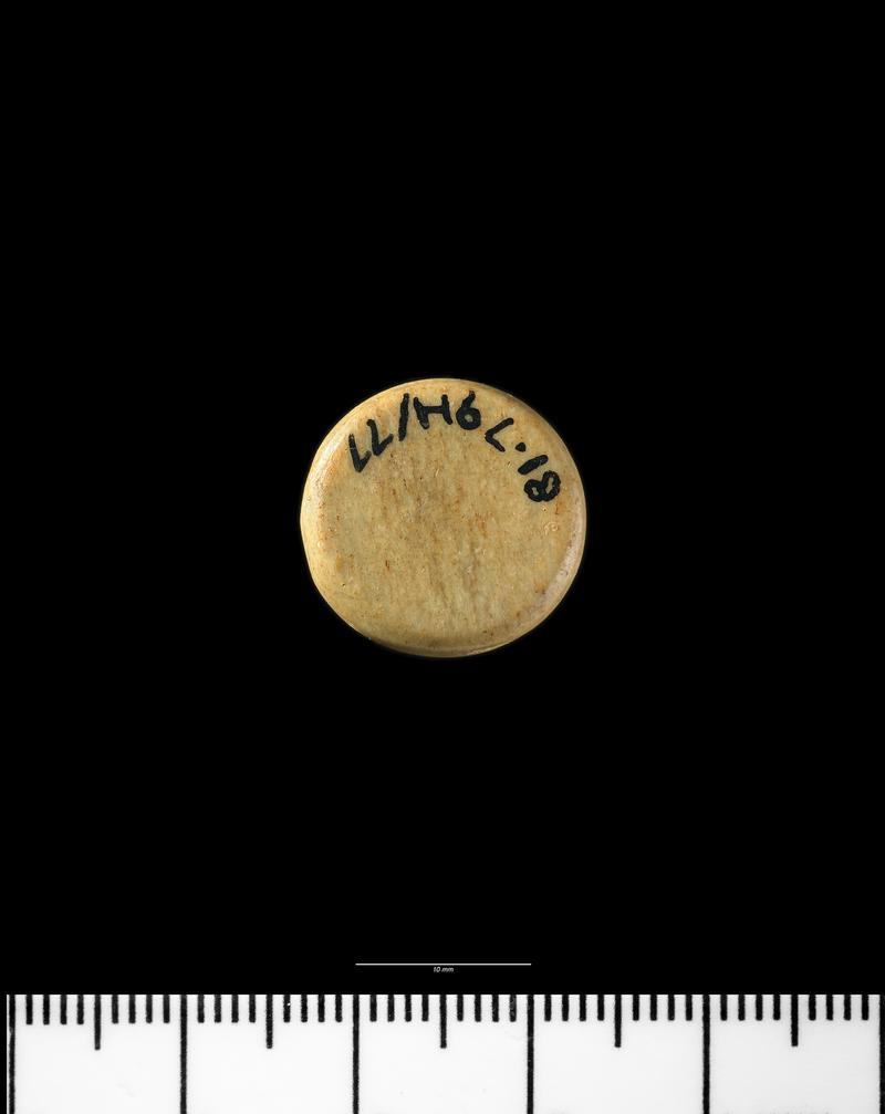 Roman bone gaming counter