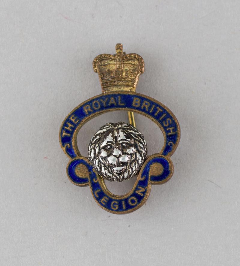 British Legion pin.