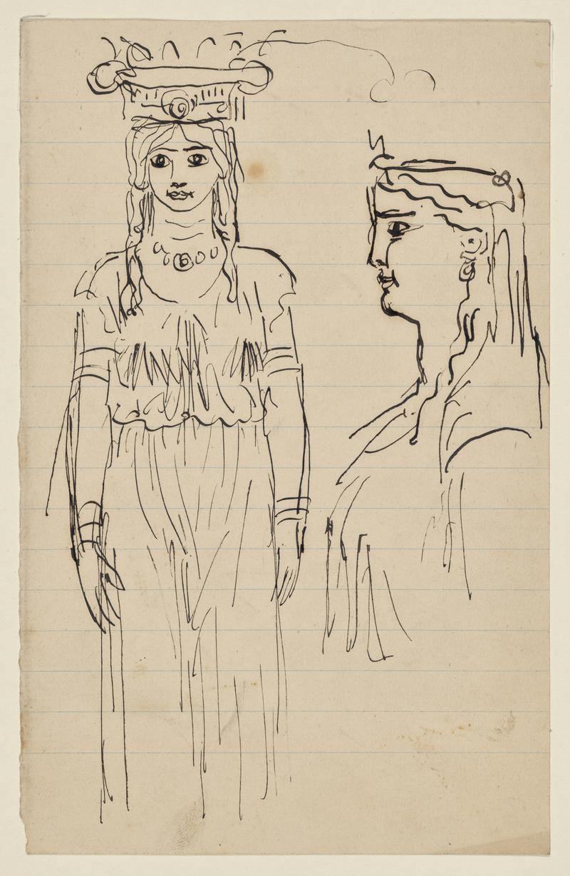 Studies of a Woman in Egyptian Dress