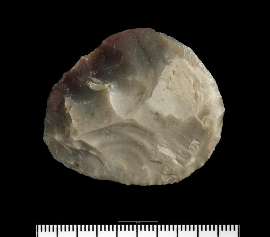 Early Bronze Age flint arrowhead roughout barbed and tanged