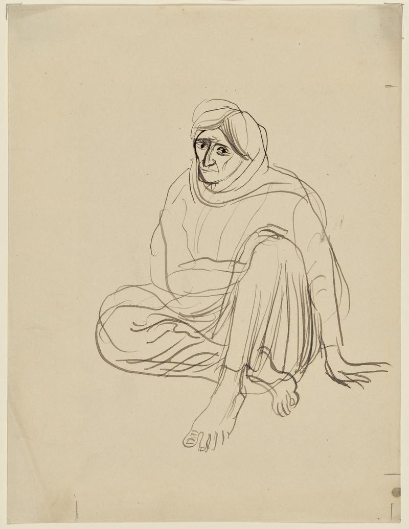 Seated Indian Woman