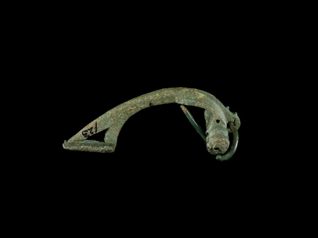 Roman copper alloy Polden Hill brooch