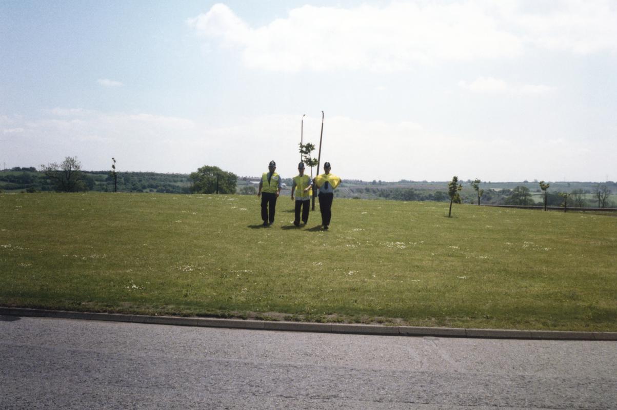 Police officers during the Miners&#039; Strike