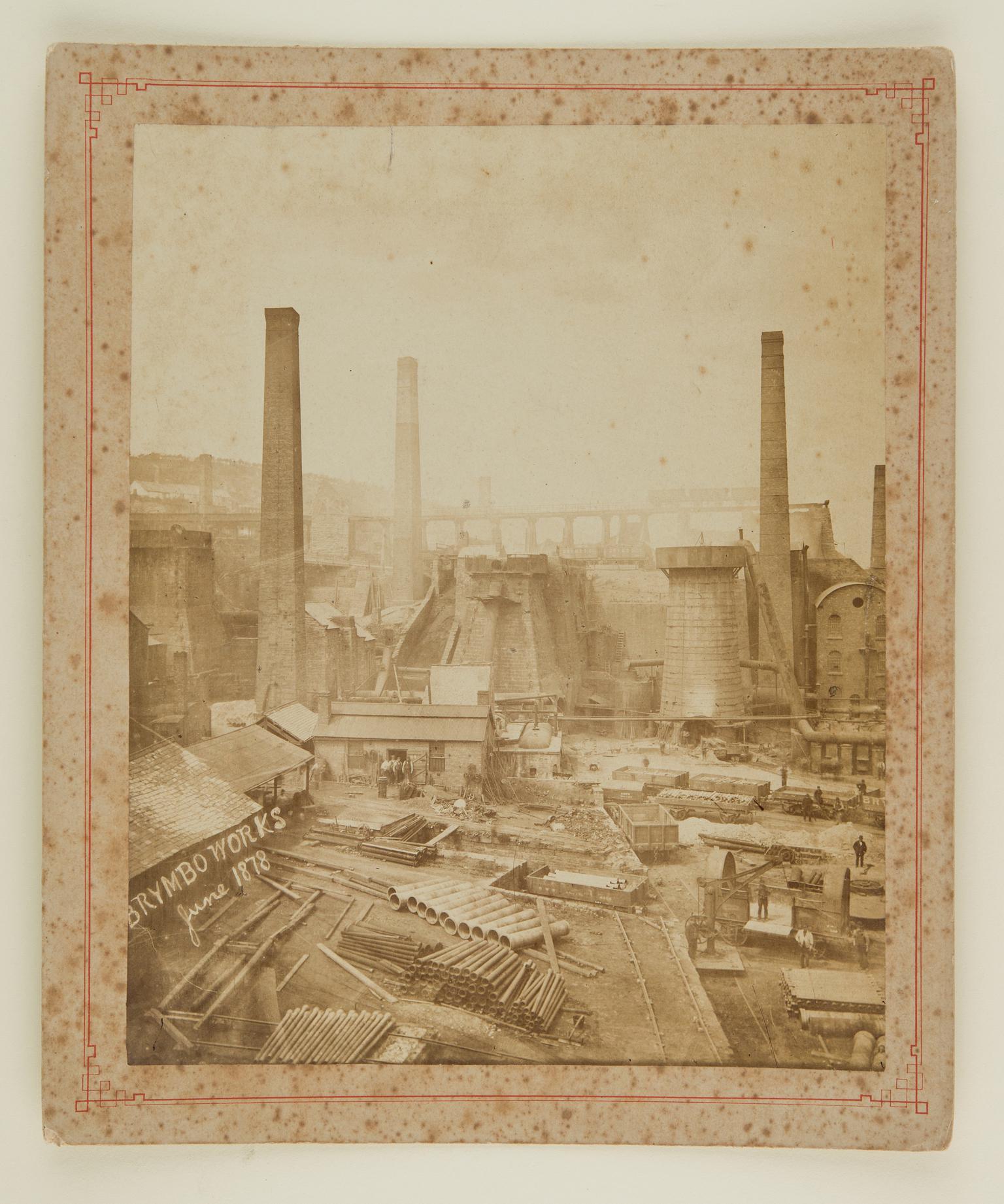 Brymbo steelworks, photograph
