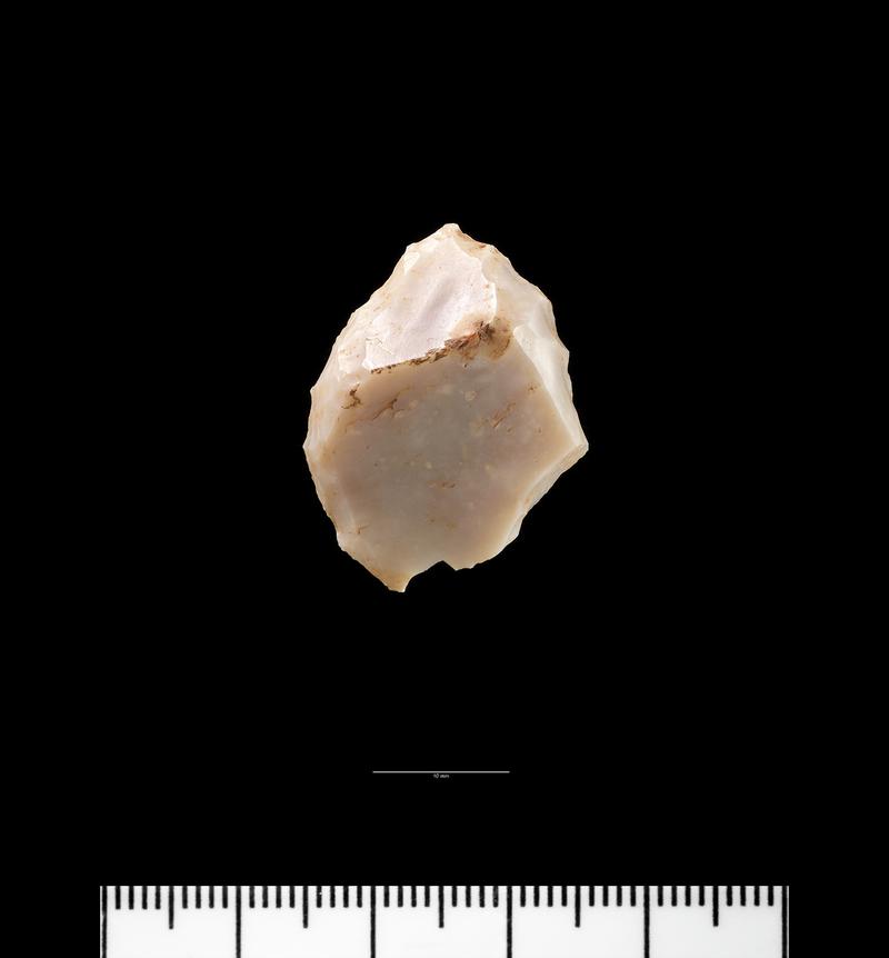 Early Mesolithic flint scraper