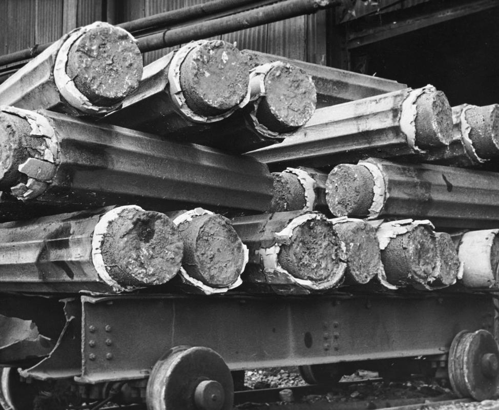 Manufacture of railway wheels, axles and tyres at Blaenavon
