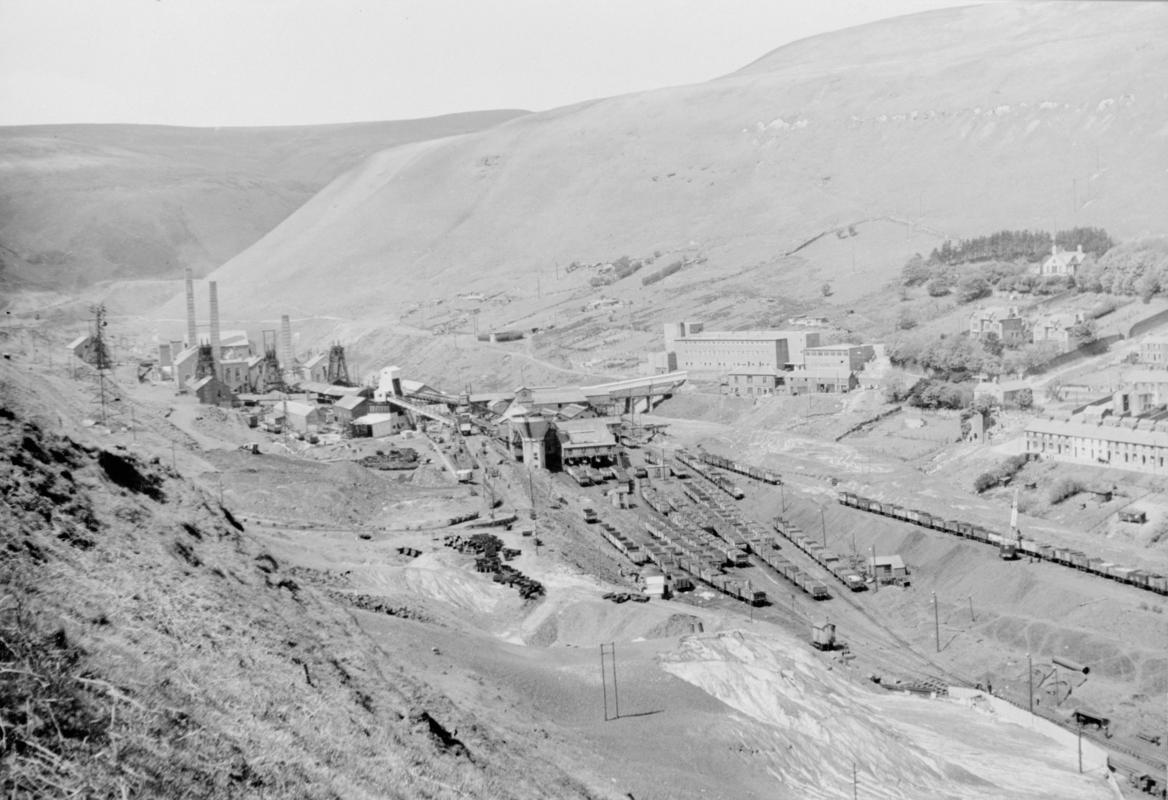 Cambrian Colliery, Clydach Vale, seen from southeast