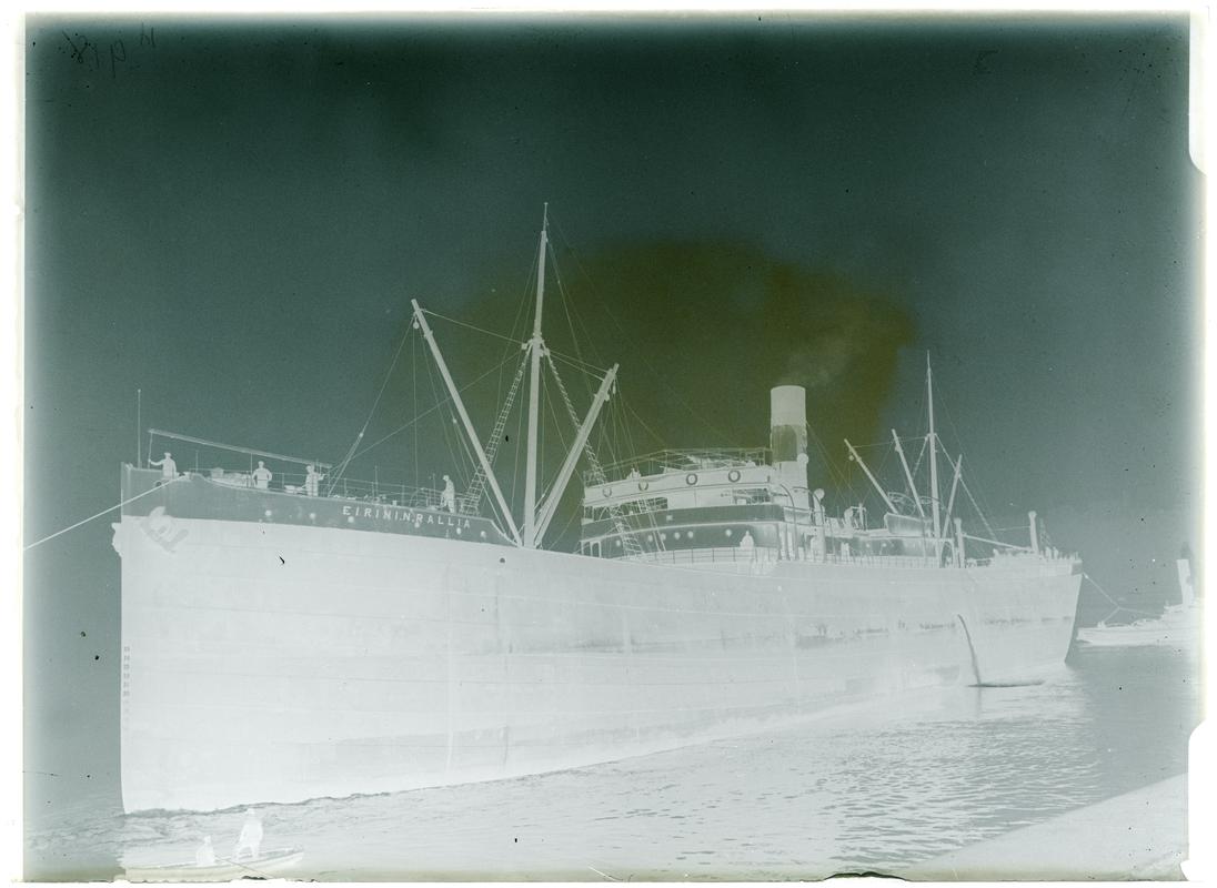 S.S. EIRINI N. RALLIA, glass negative