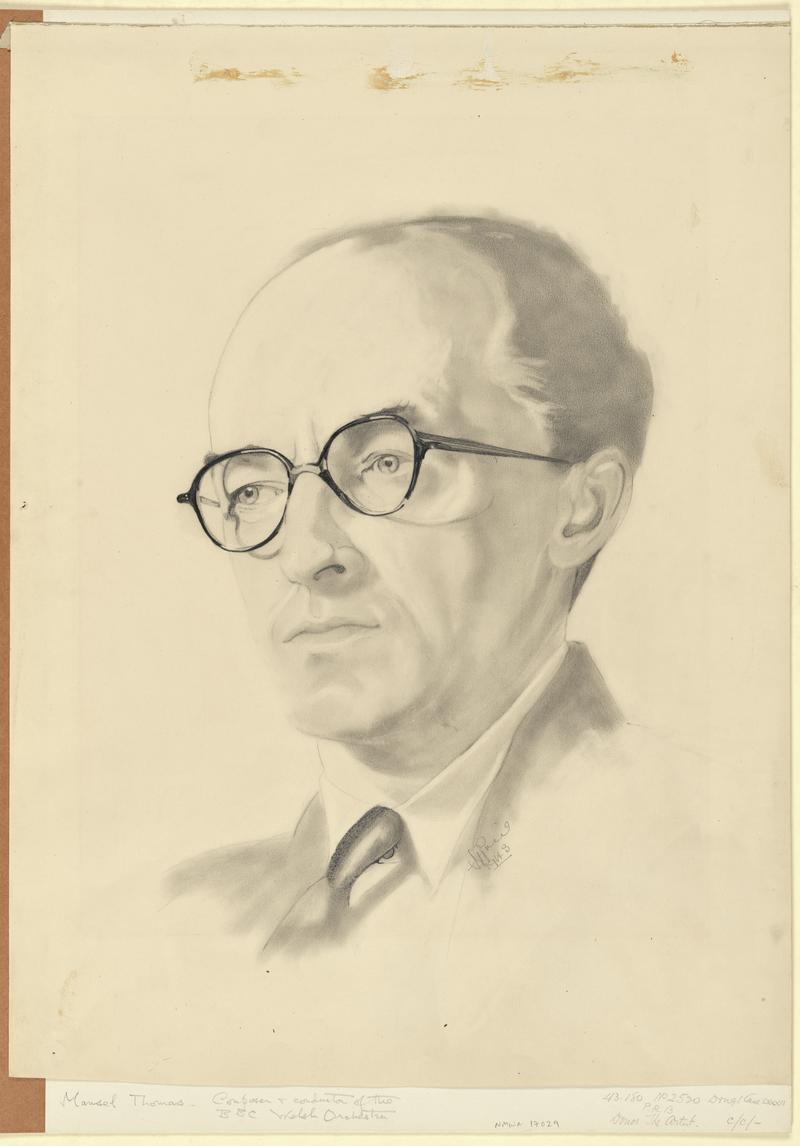 Portrait of Mansel Thomas