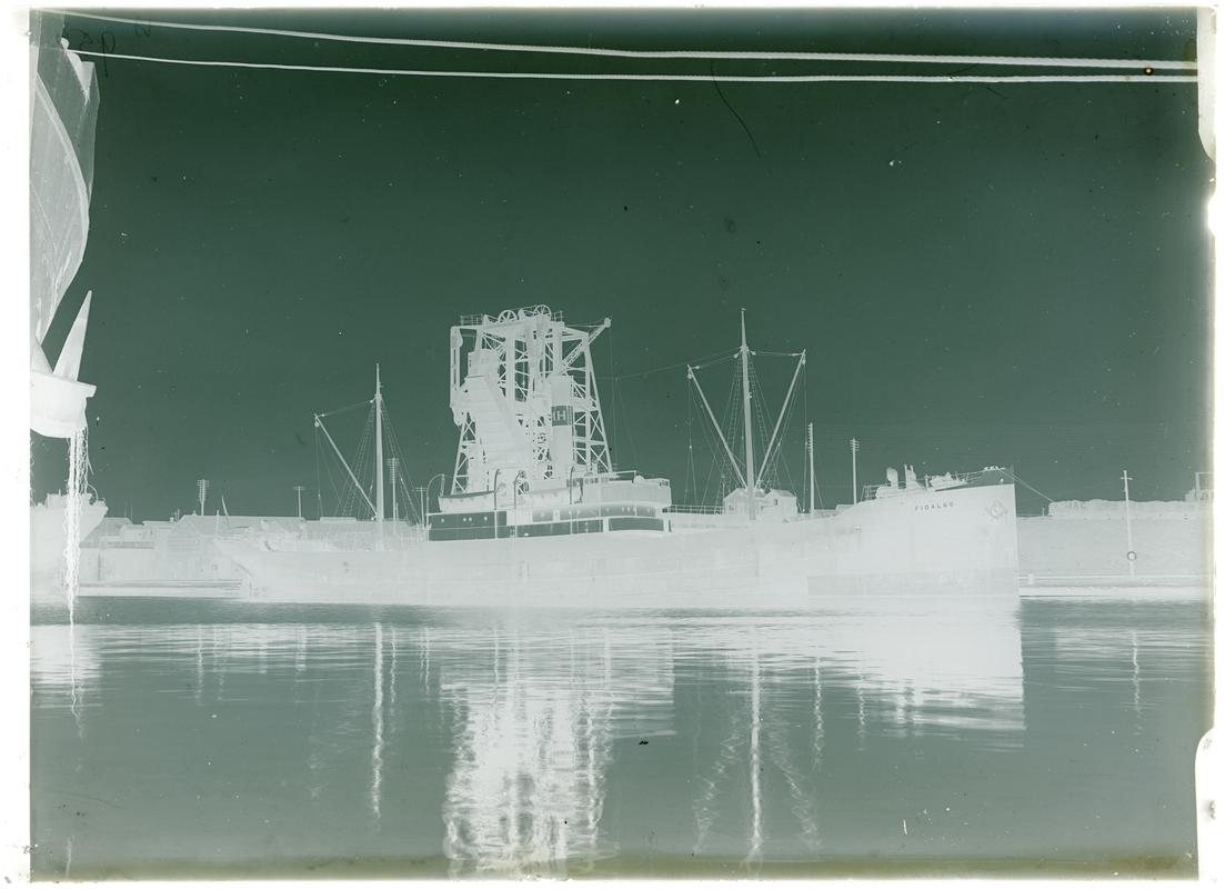 S.S. FIDALGO, glass negative