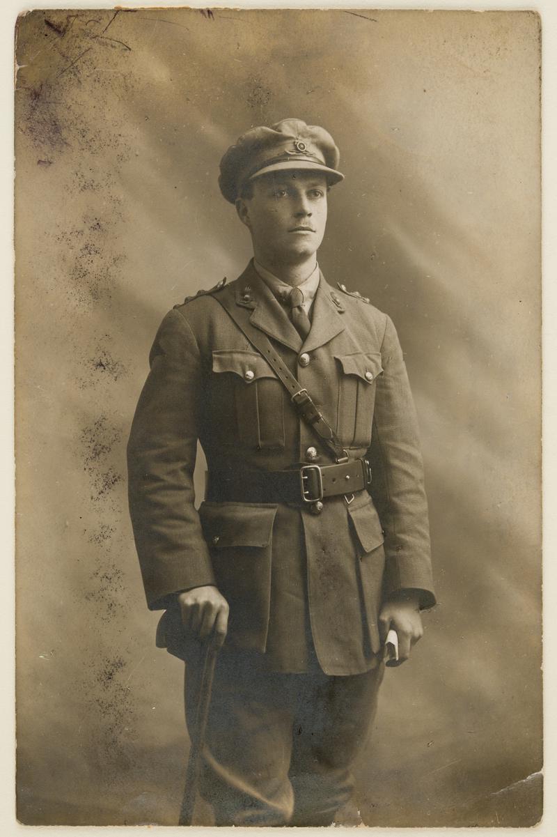 Portrait of a Lieutenant of the Royal Artillery during the First World War
