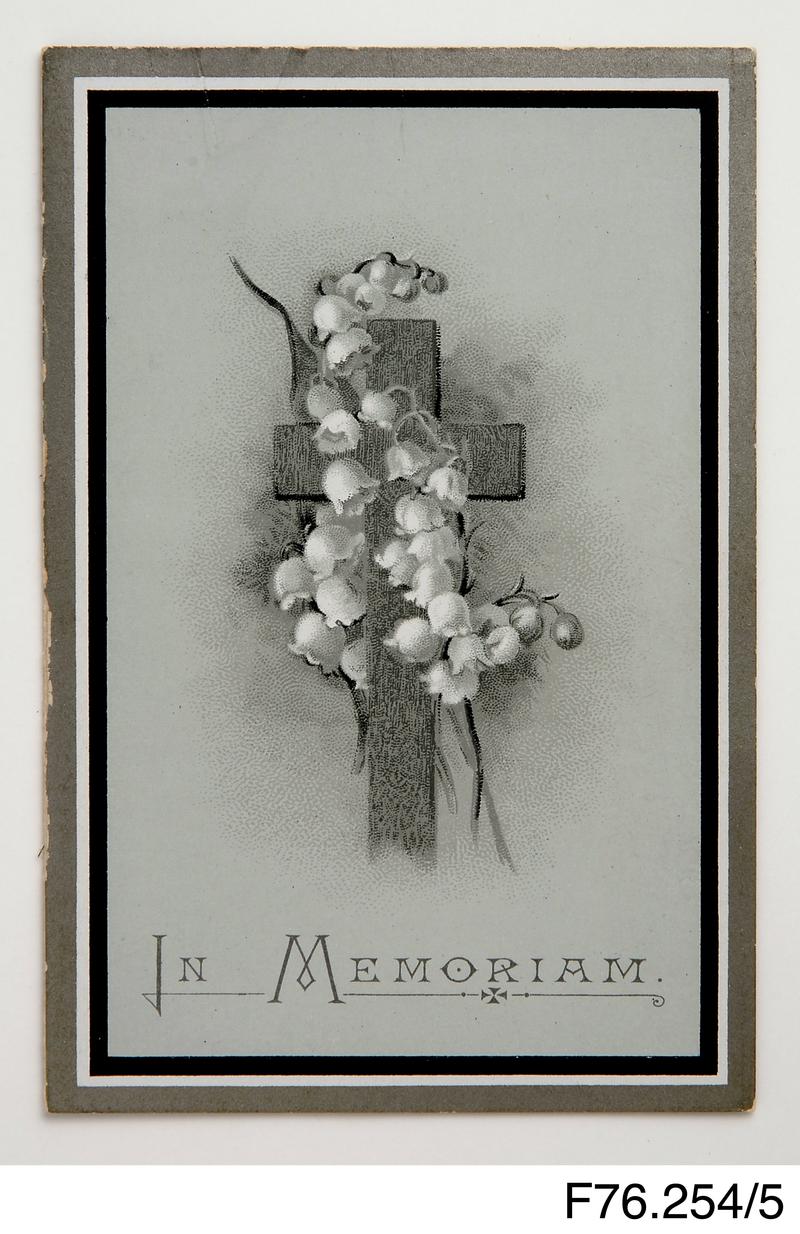 Memorial card