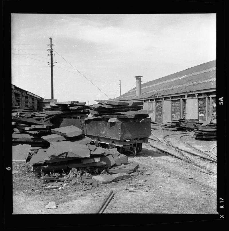 Sheds at Penrhyn Quarry, 1972.
