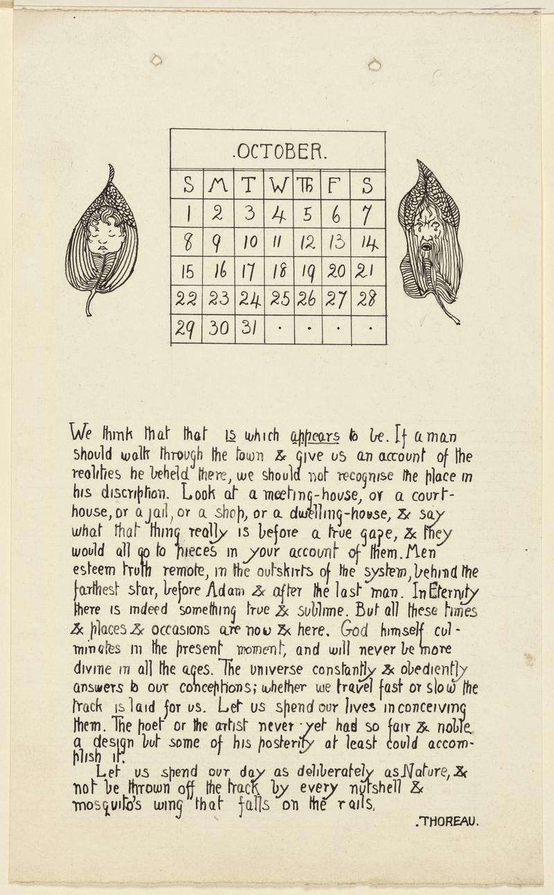 Calendar for October 1916
