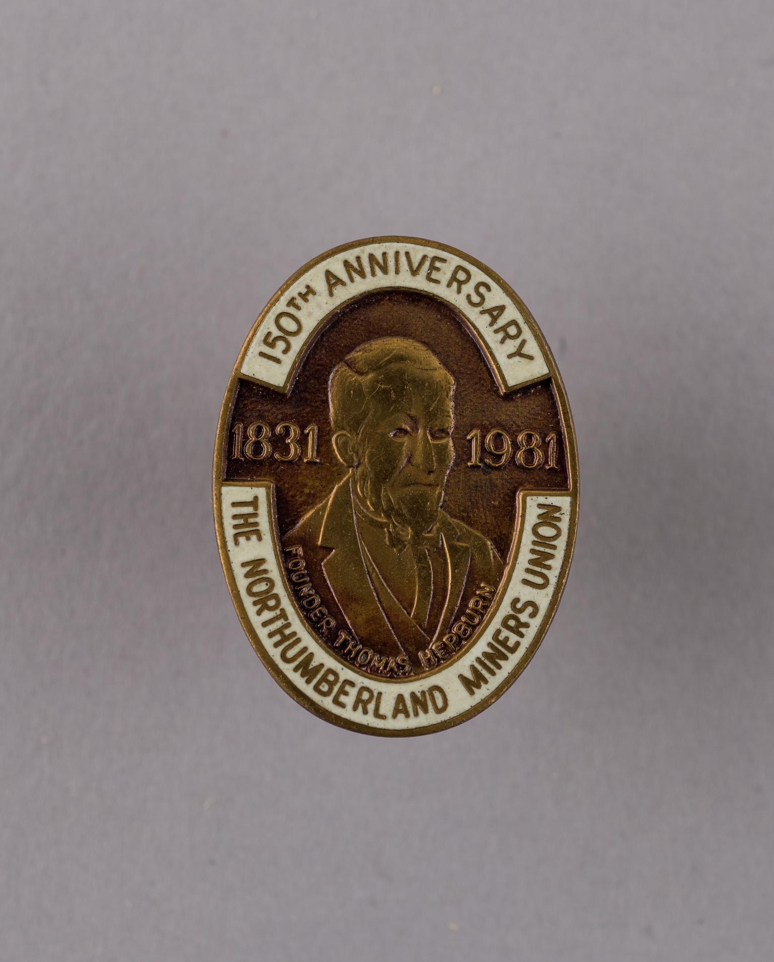 Northumberland Miners' Union, badge