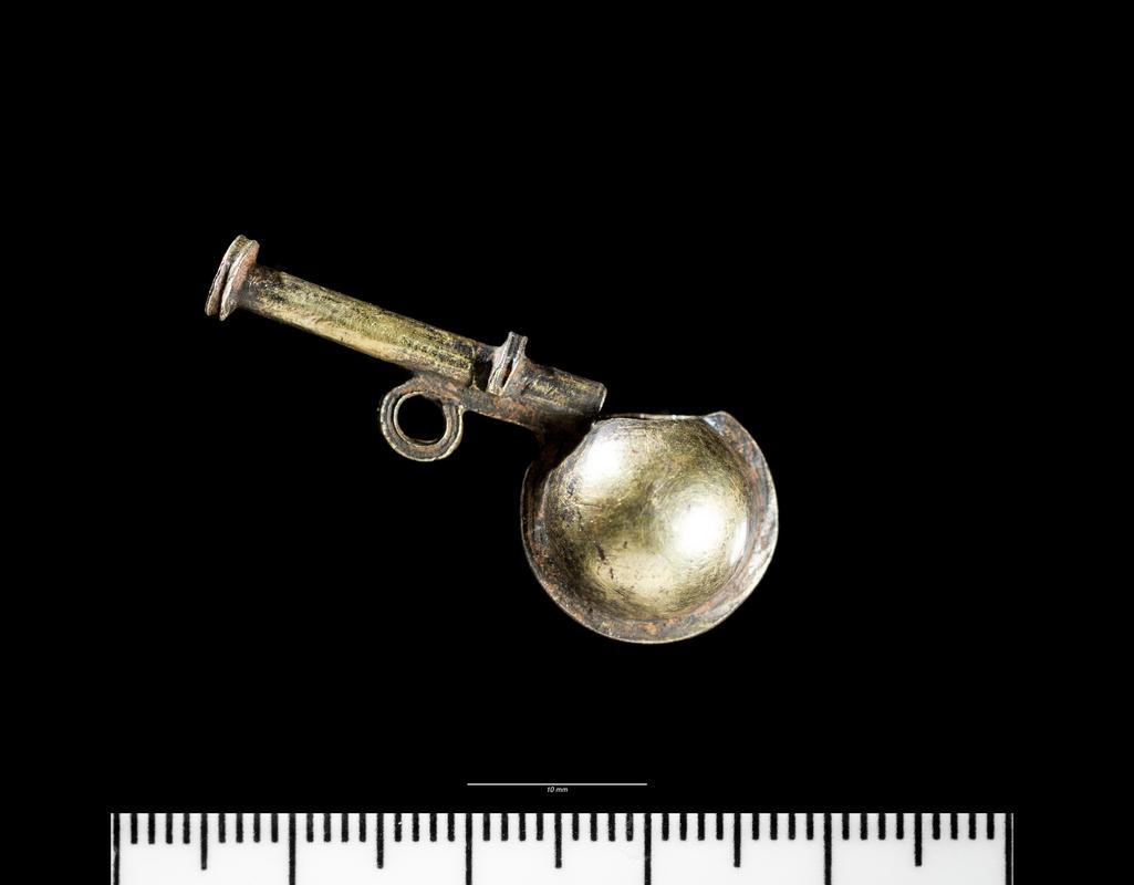 Post medieval silver-gilt whistle