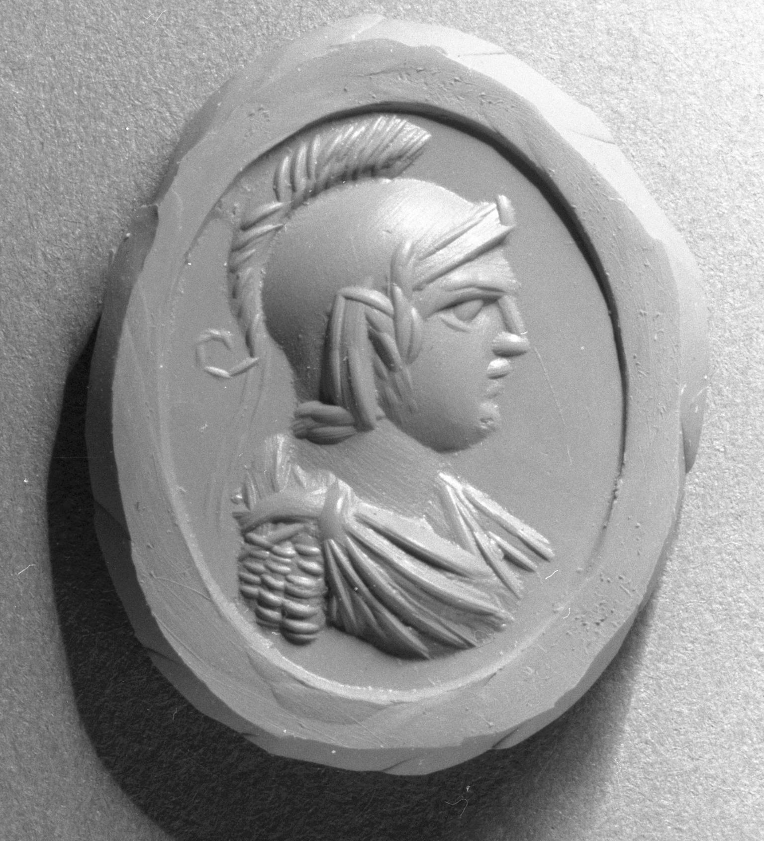 Roman intaglio (Minerva or Roma)