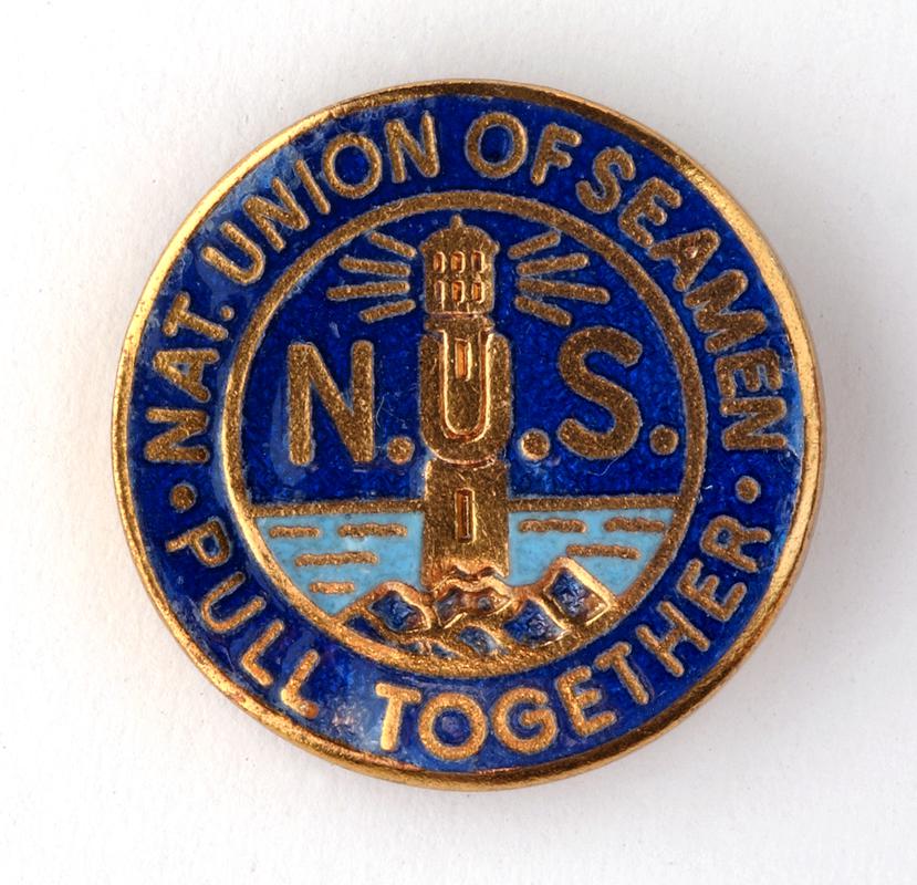 Lapel badge &quot;National Union of Seamen&quot;