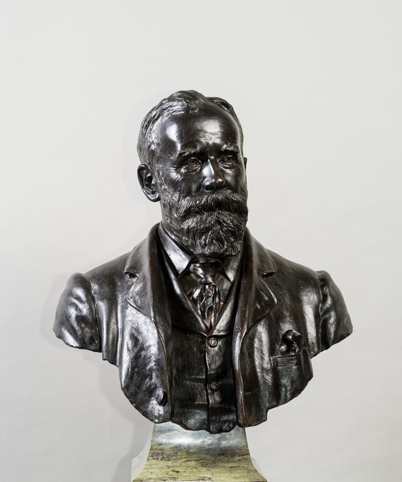 Bust of Edward Davies.