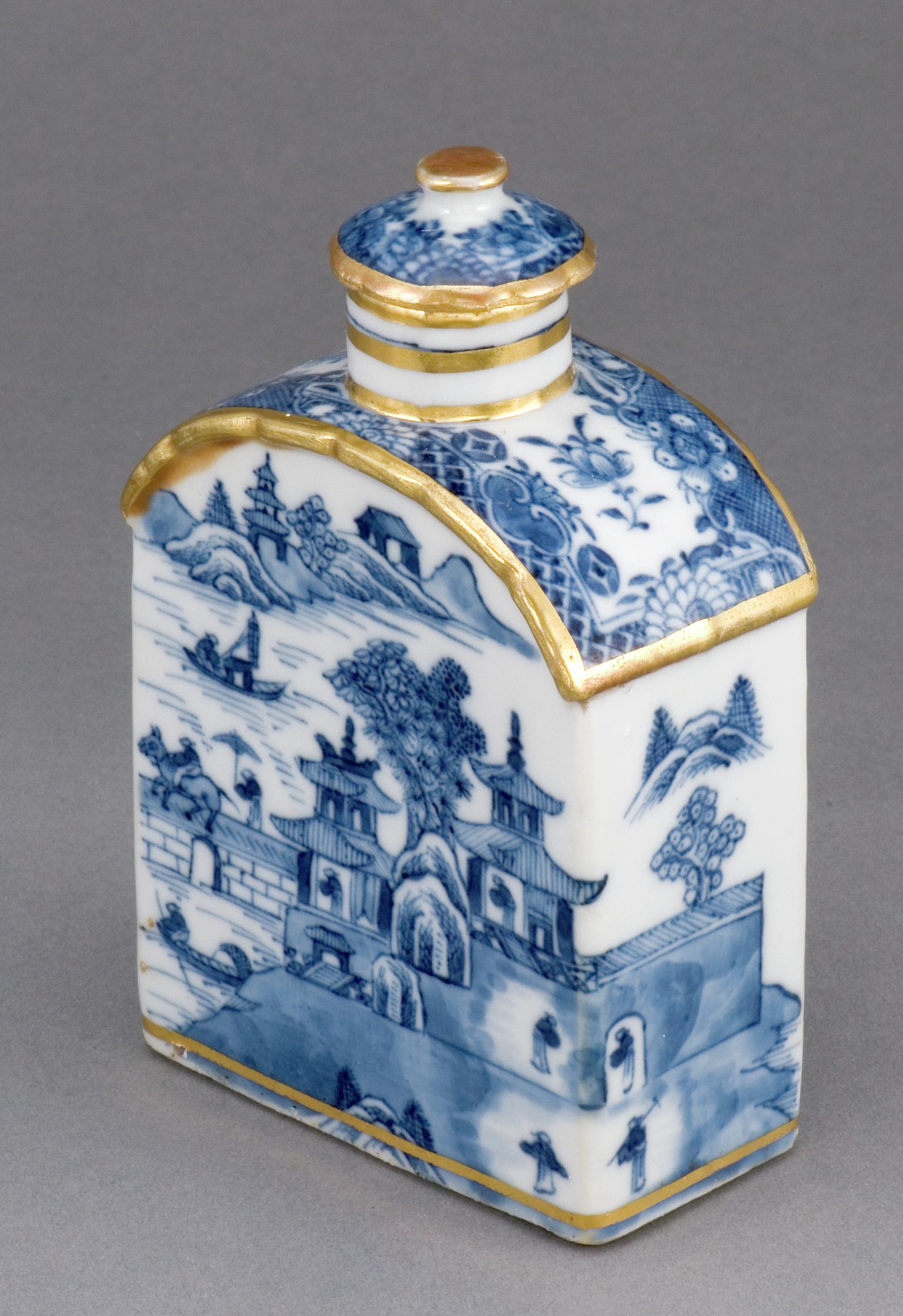 Tea-caddy and cover