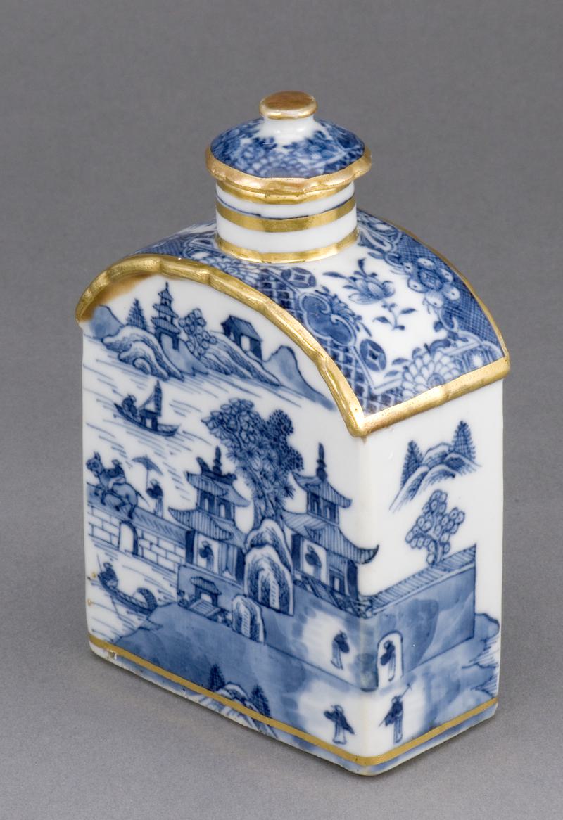 Tea-caddy and cover